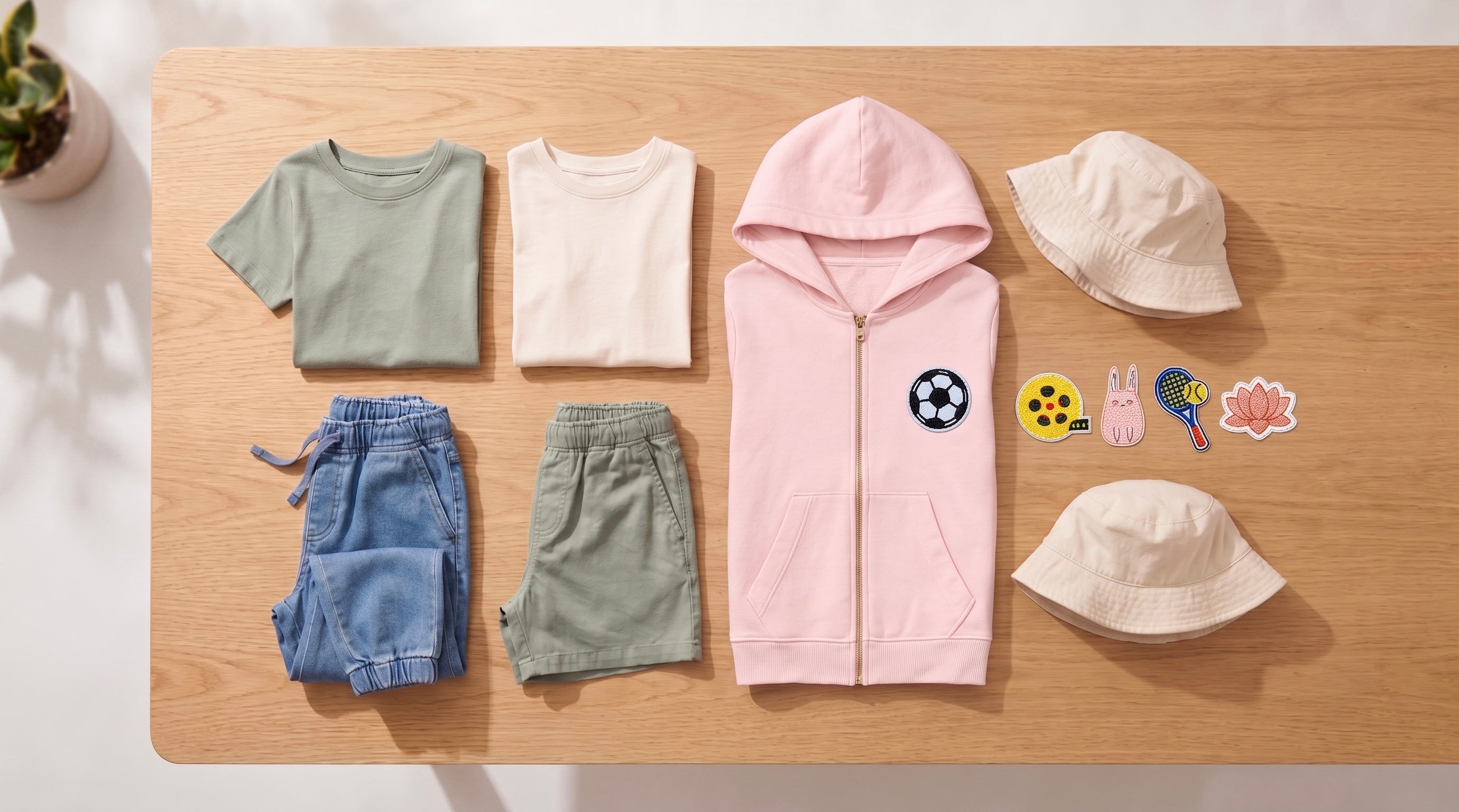 Back-to-school mix-and-match capsule wardrobe for kids