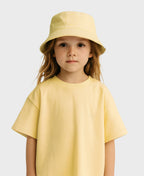 Light Yellow Organic Cotton Bucket Hat