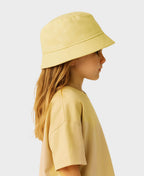 Light Yellow Organic Cotton Bucket Hat