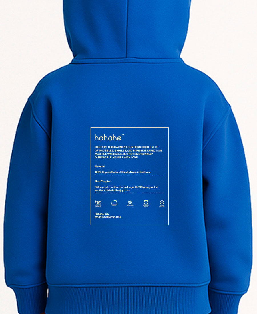 Organic Cotton Kids Hoodie - Customizable