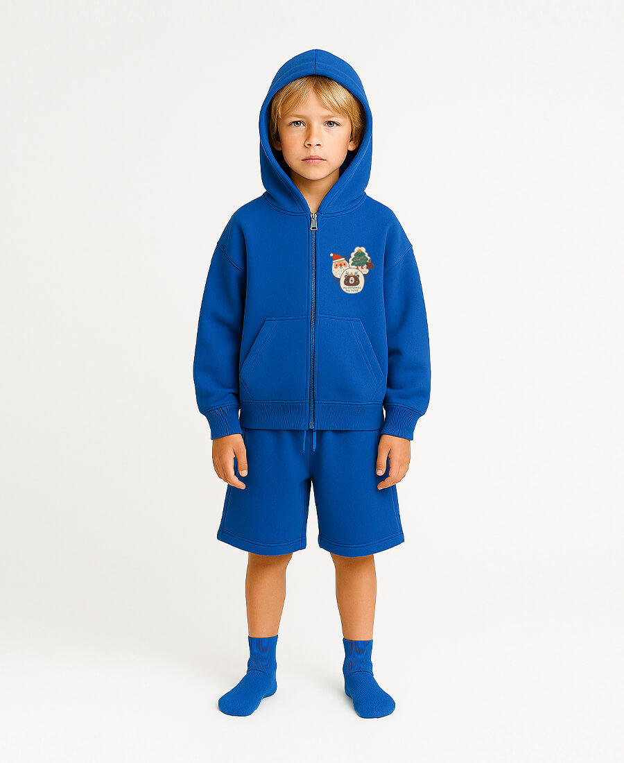 Organic Cotton Kids Zip-up Jacket - Customizable