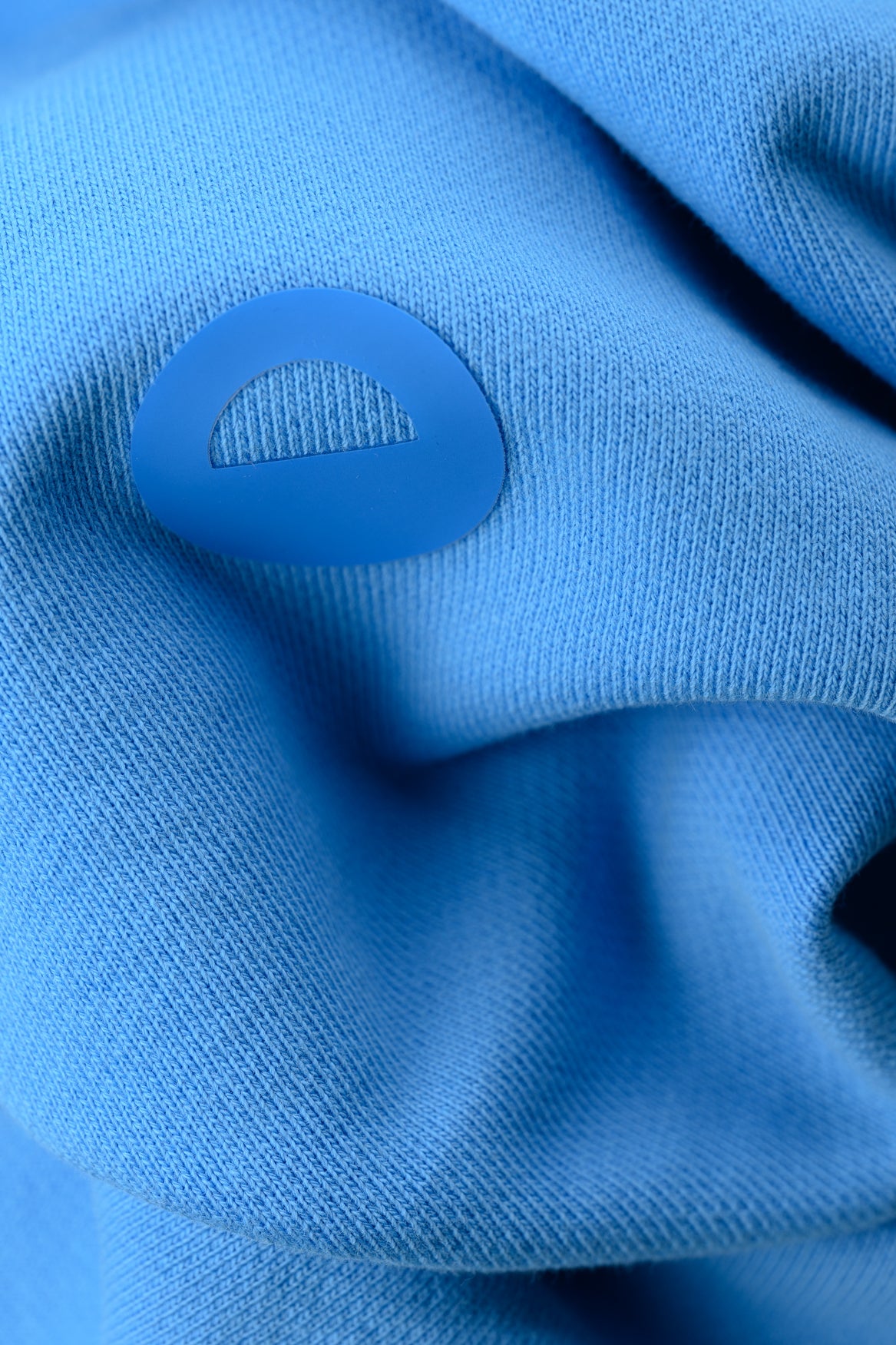 Blue Organic Cotton Kids Hoodie - Essential