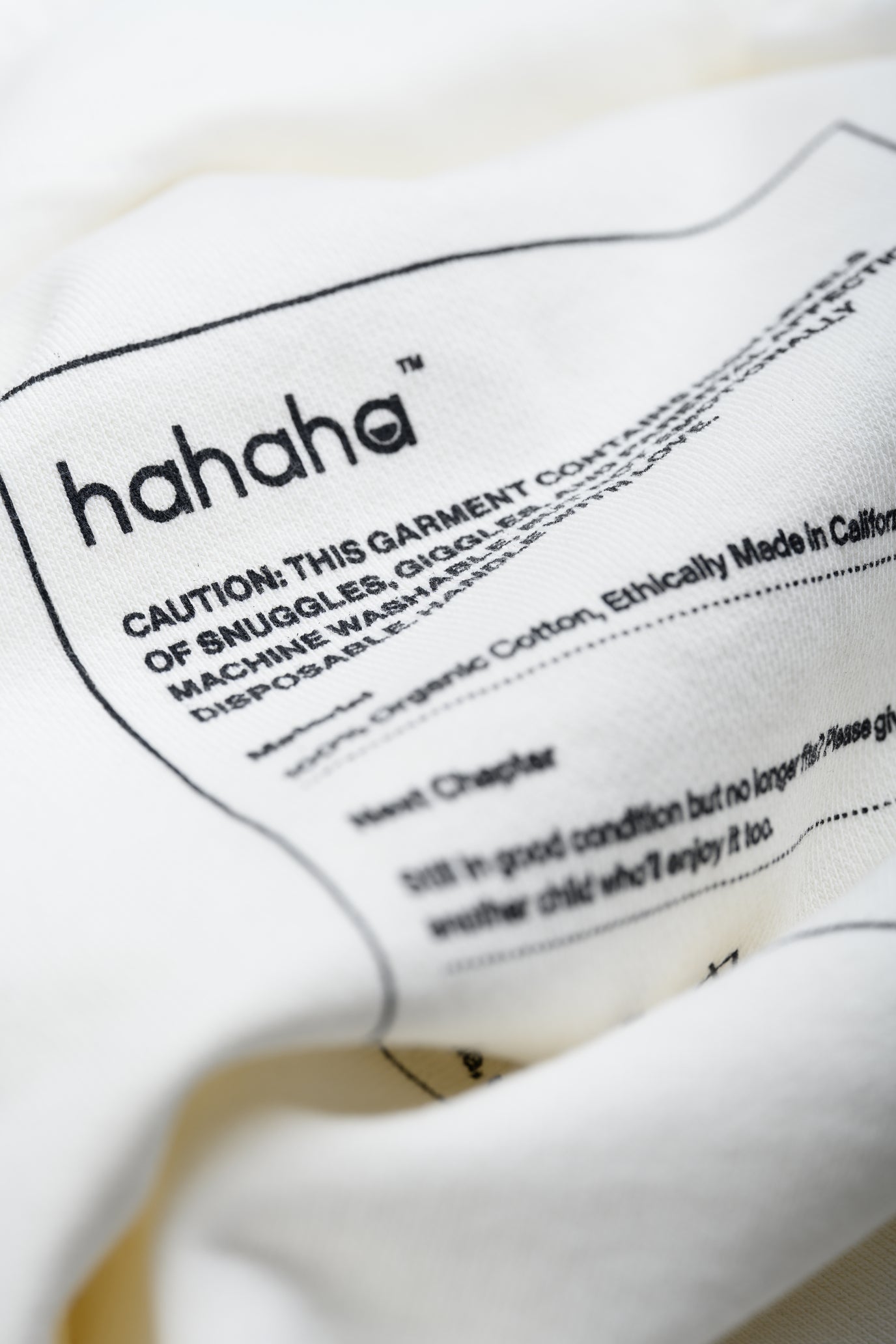 Off-White Organic Cotton Kids Zip-Up Jacket - Customizable