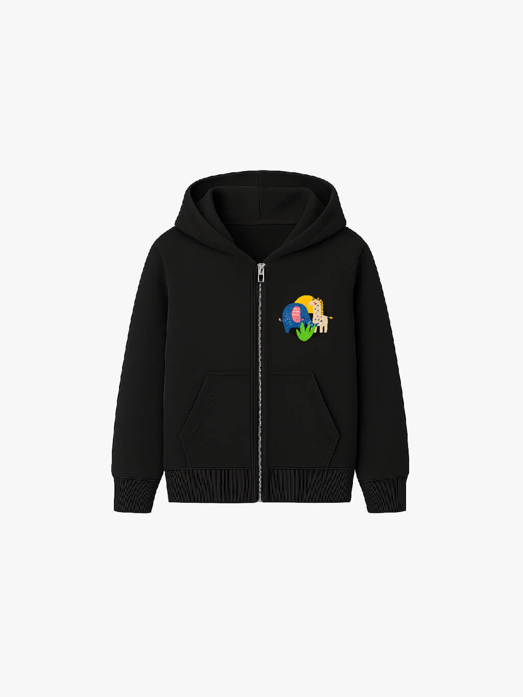 Organic Cotton Kids Zip-up Jacket - Customizable