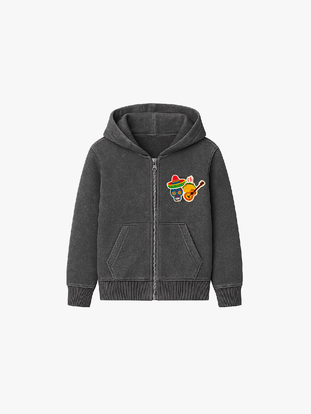 Organic Cotton Kids Zip-up Jacket - Customizable