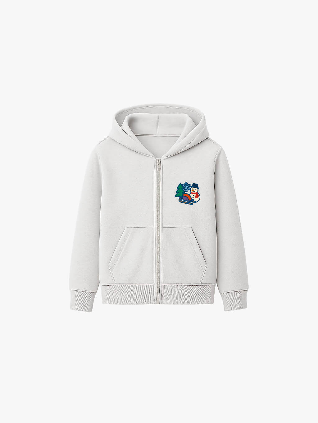 Organic Cotton Kids Zip-up Jacket - Customizable