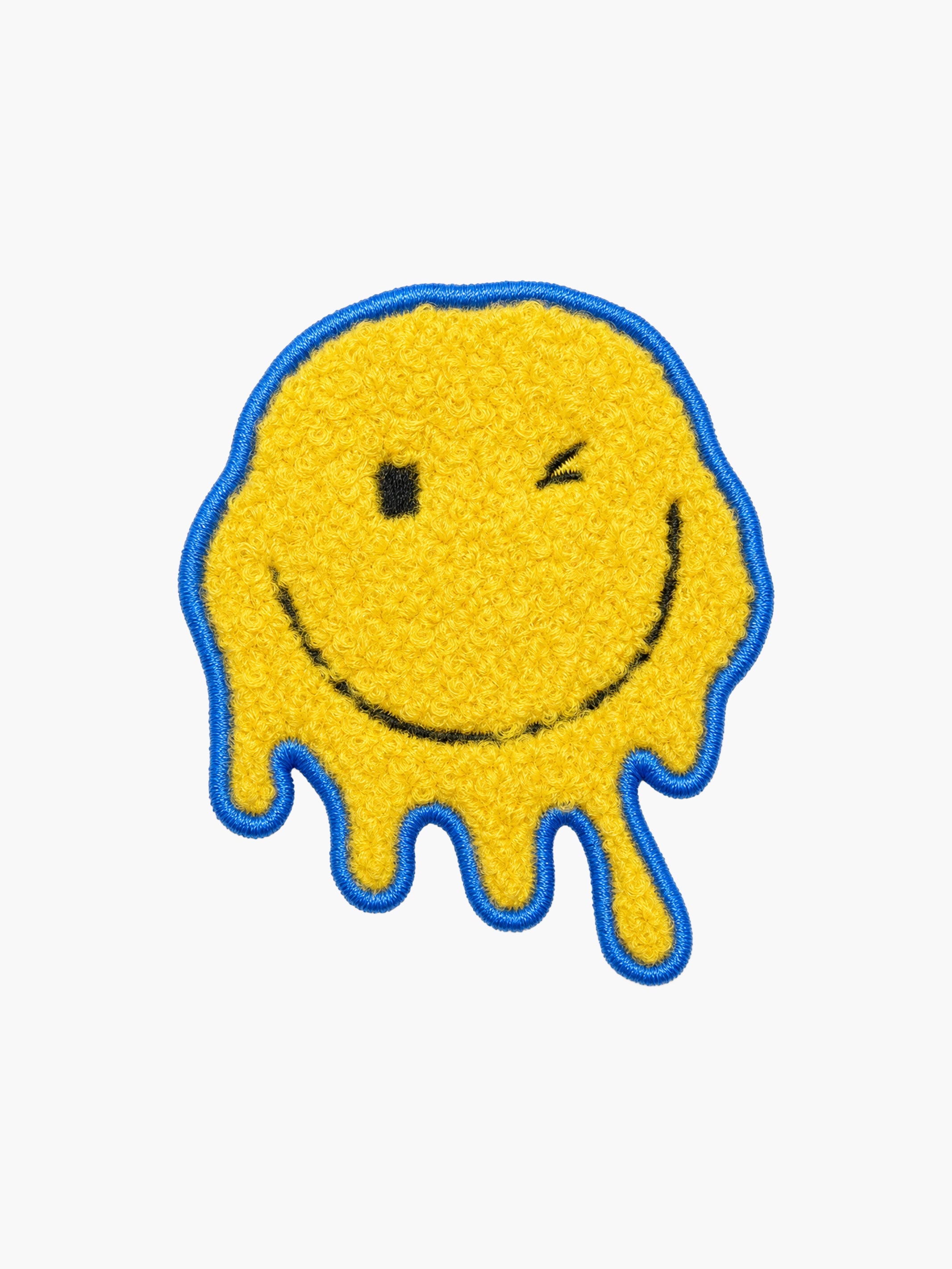 melting smiley patch