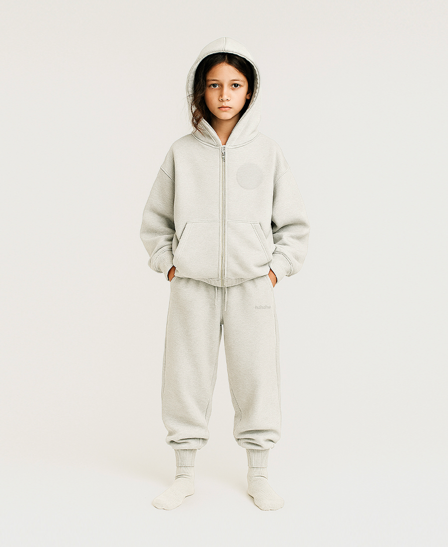 Organic Cotton Kids Zip-up Jacket - Essential