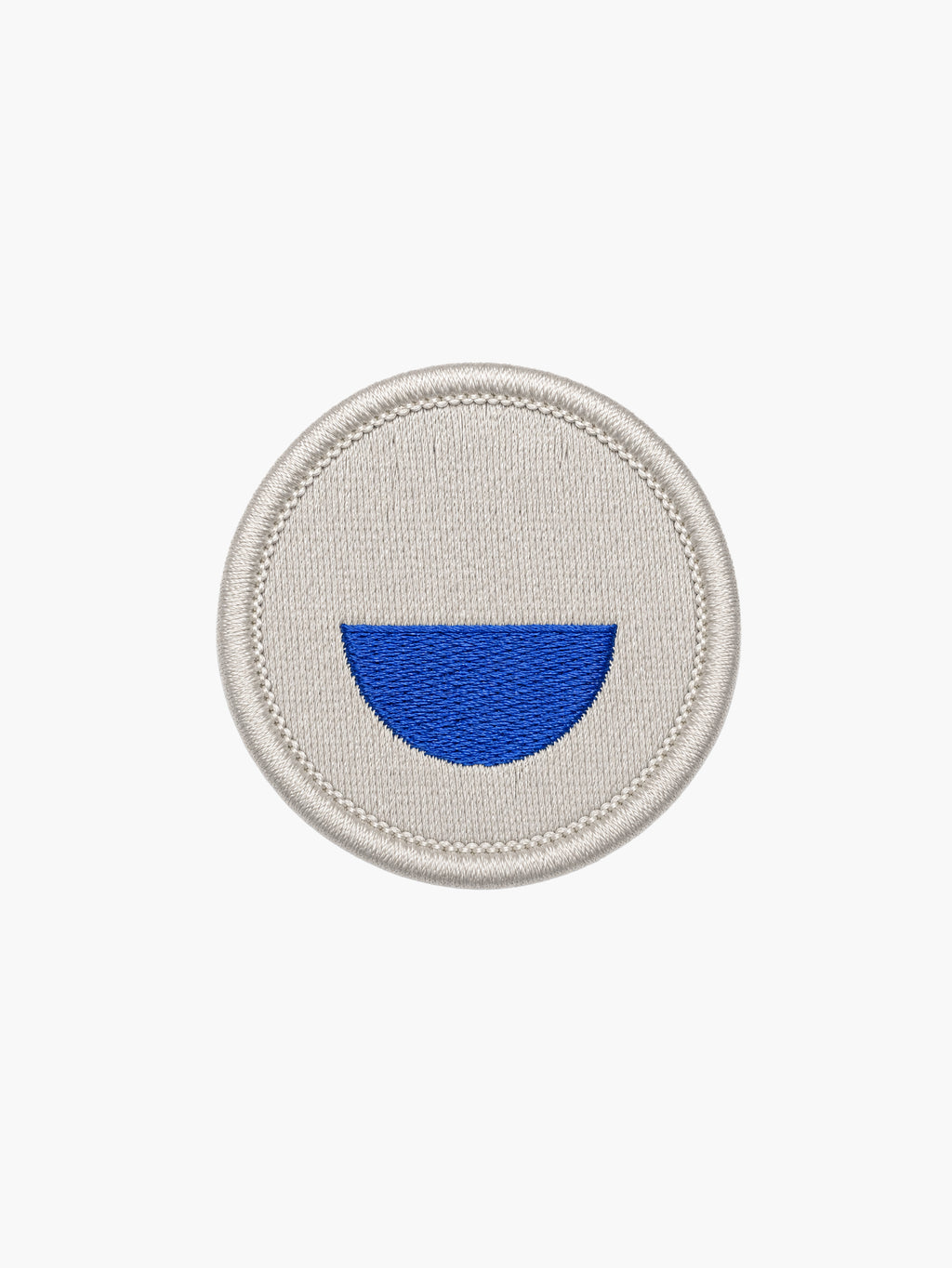 Gray Smiley Patch