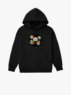 Black Organic Cotton Kids Hoodie - Customizable