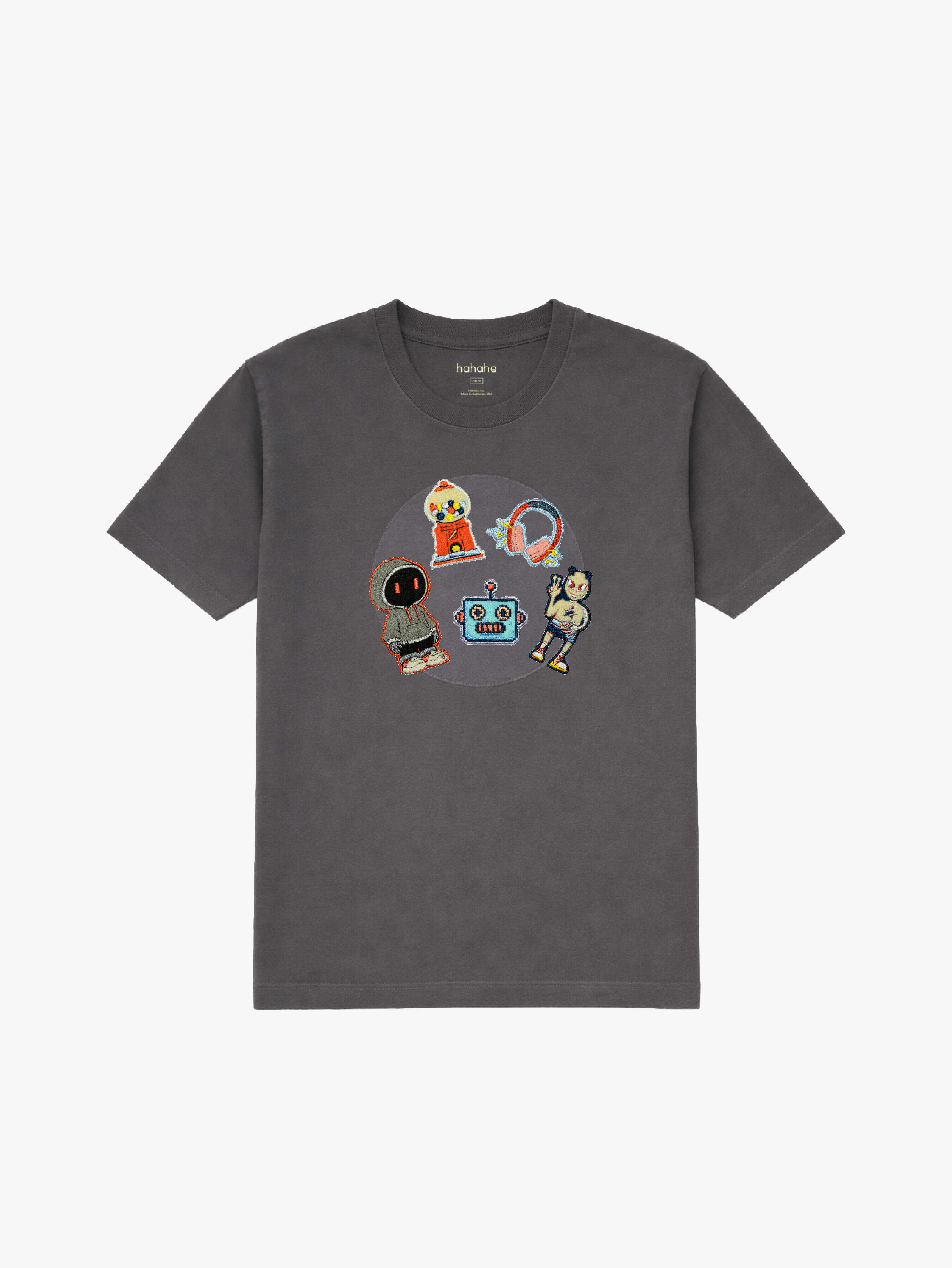 Stone Grey Organic Cotton Kids Tee - Customizable