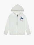Off-White Organic Cotton Kids Zip-Up Jacket - Customizable