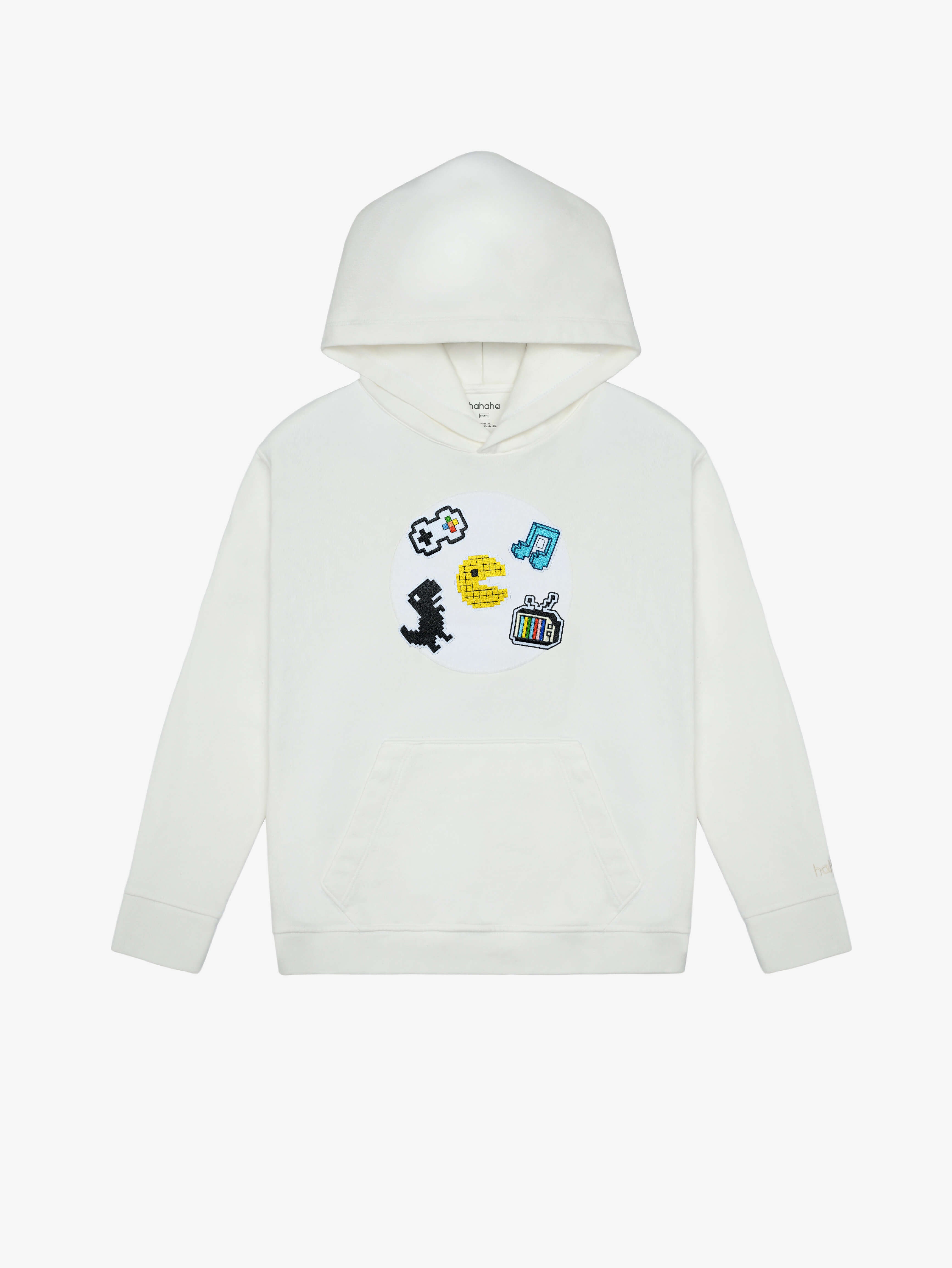 Off-White Organic Cotton Kids Hoodie - Customizable