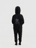 Black Organic Cotton Kids Hoodie - Essential