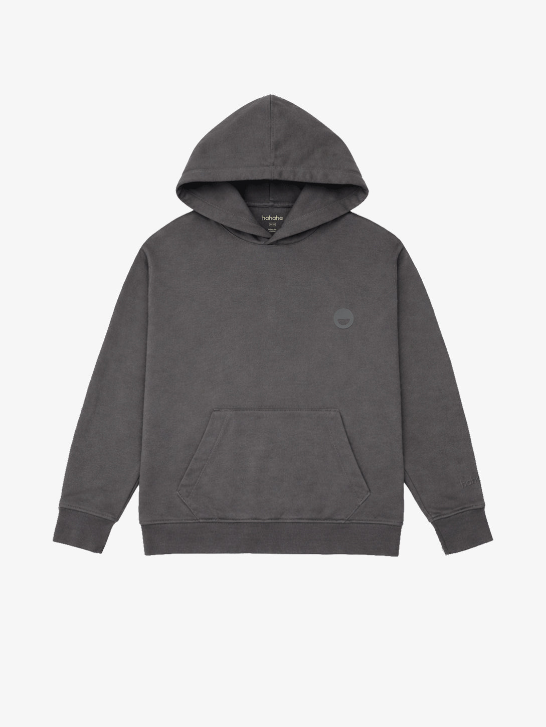 Stone Grey Organic Cotton Kids Hoodie - Essential