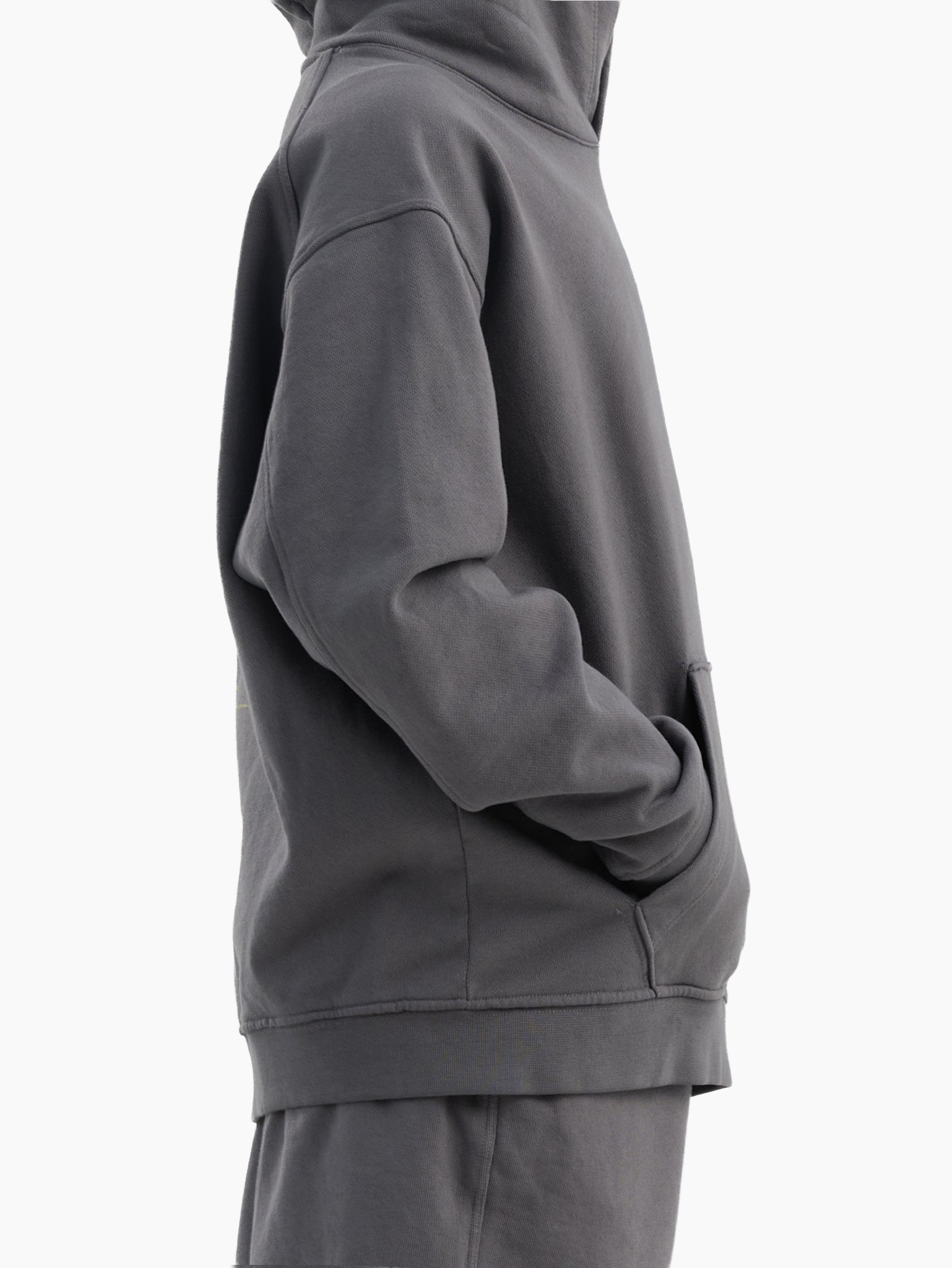 Stone Grey Organic Cotton Kids Hoodie - Essential