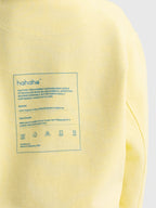 Light Yellow Organic Cotton Kids Zip-Up Jacket - Customizable
