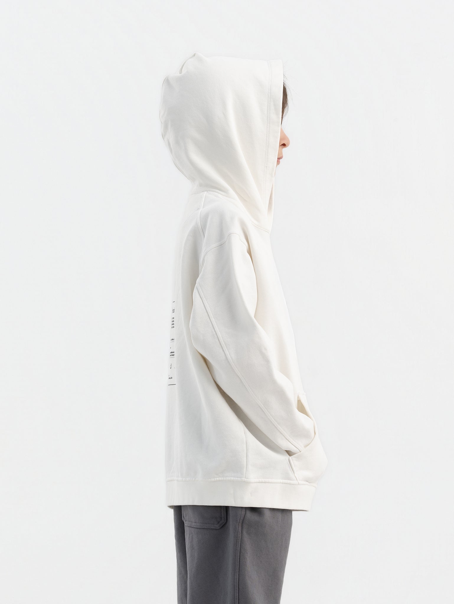 Off-White Organic Cotton Kids Hoodie - Essential