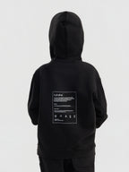 Black Organic Cotton Kids Zip-Up Jacket - Essential