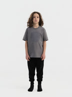 Stone Grey Organic Cotton Kids Tee - Customizable