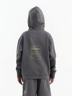 Stone Grey Organic Cotton Kids Hoodie - Essential