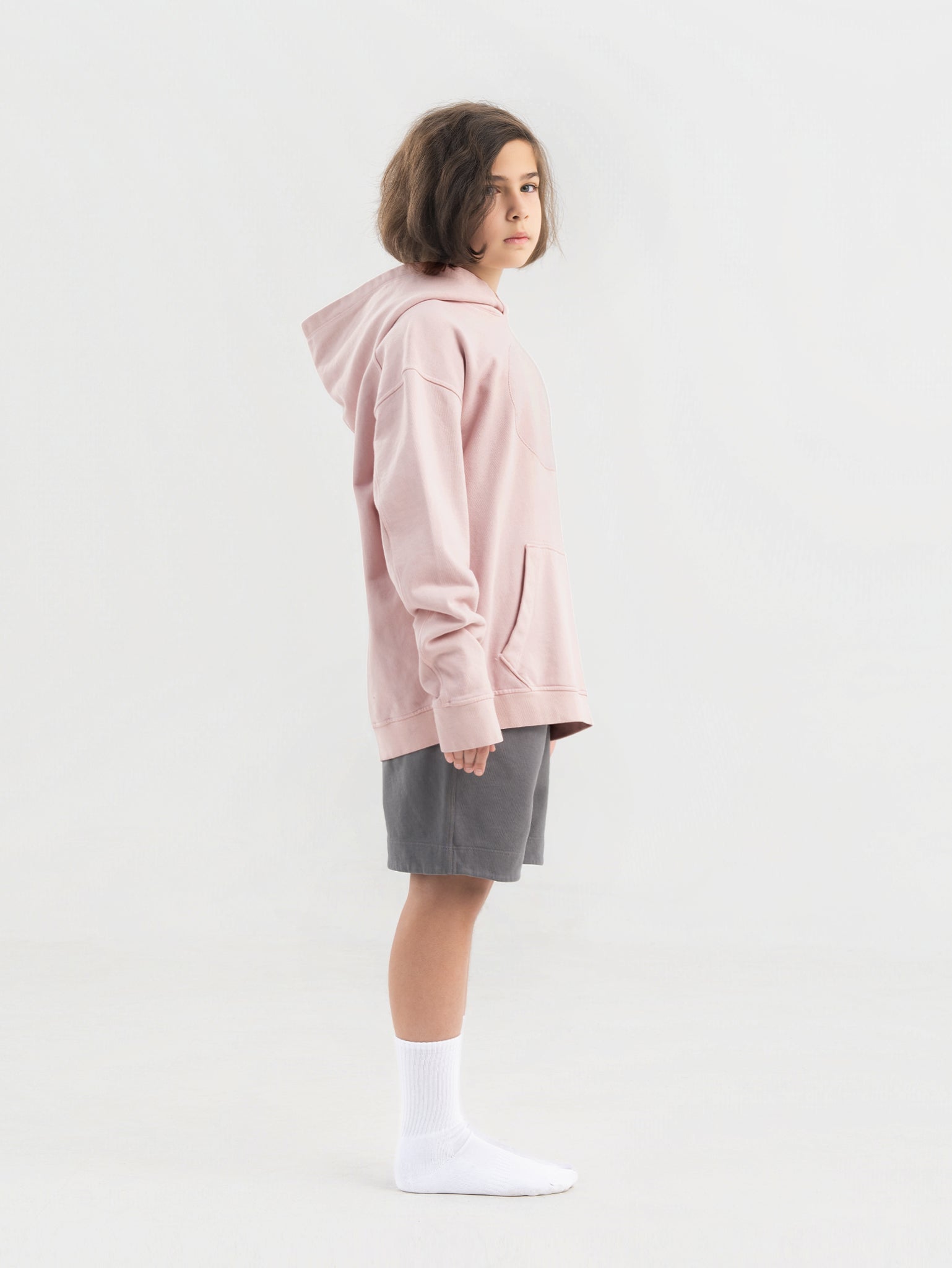 Dirty Pink Organic Cotton Kids Hoodie - Customizable