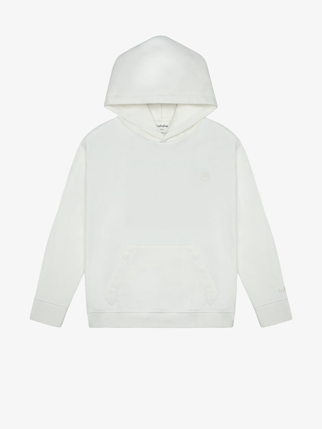 Off-White Organic Cotton Kids Hoodie - Essential