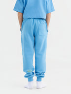 Blue Organic Cotton Kids Joggers - Essential