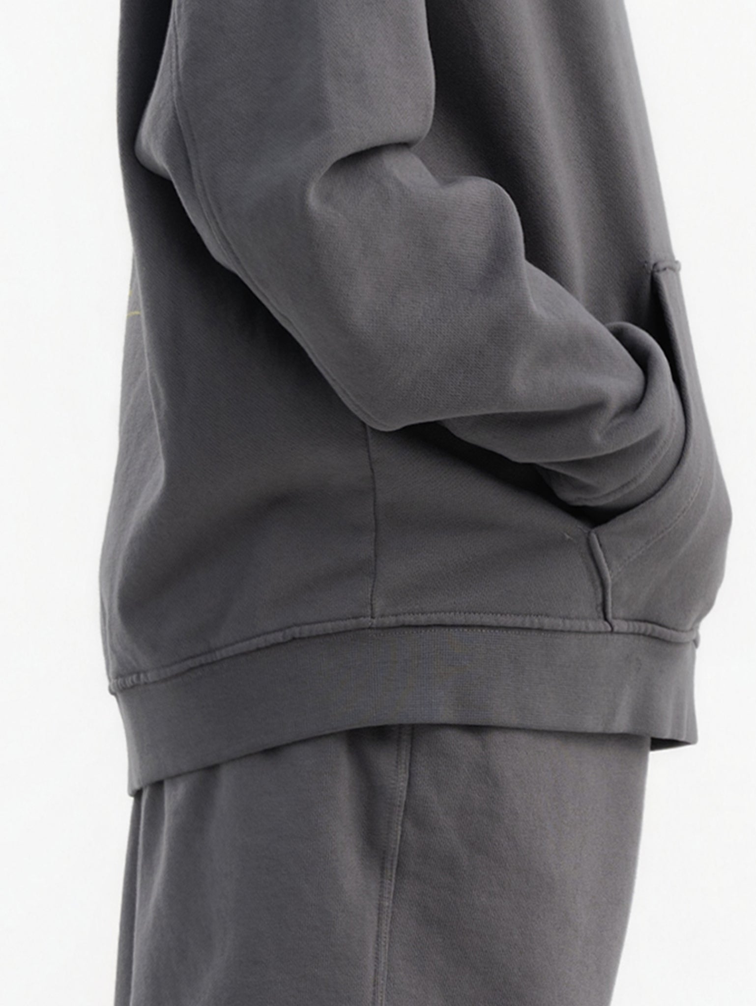 Stone Grey Organic Cotton Kids Zip-Up Jacket - Essential