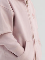 Dirty Pink Organic Cotton Kids Zip-Up Jacket - Essential