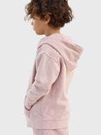 Dirty Pink Organic Cotton Kids Zip-Up Jacket - Essential