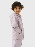 Dirty Pink Organic Cotton Kids Zip-Up Jacket - Customizable