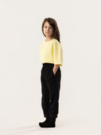 Black Organic Cotton Kids Joggers - Essential