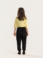 Black Organic Cotton Kids Joggers - Essential