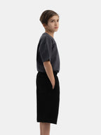 Black Organic Cotton Kids Shorts - Essential
