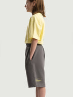 Stone Grey Organic Cotton Kids Shorts - Essential