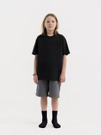 Black Organic Cotton Kids Tee - Essential