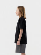 Black Organic Cotton Kids Tee - Essential