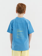 Blue Organic Cotton Kids Tee - Essential