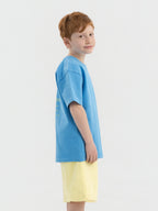 Blue Organic Cotton Kids Tee - Essential