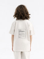 Off-White Organic Cotton Kids Tee - Essential