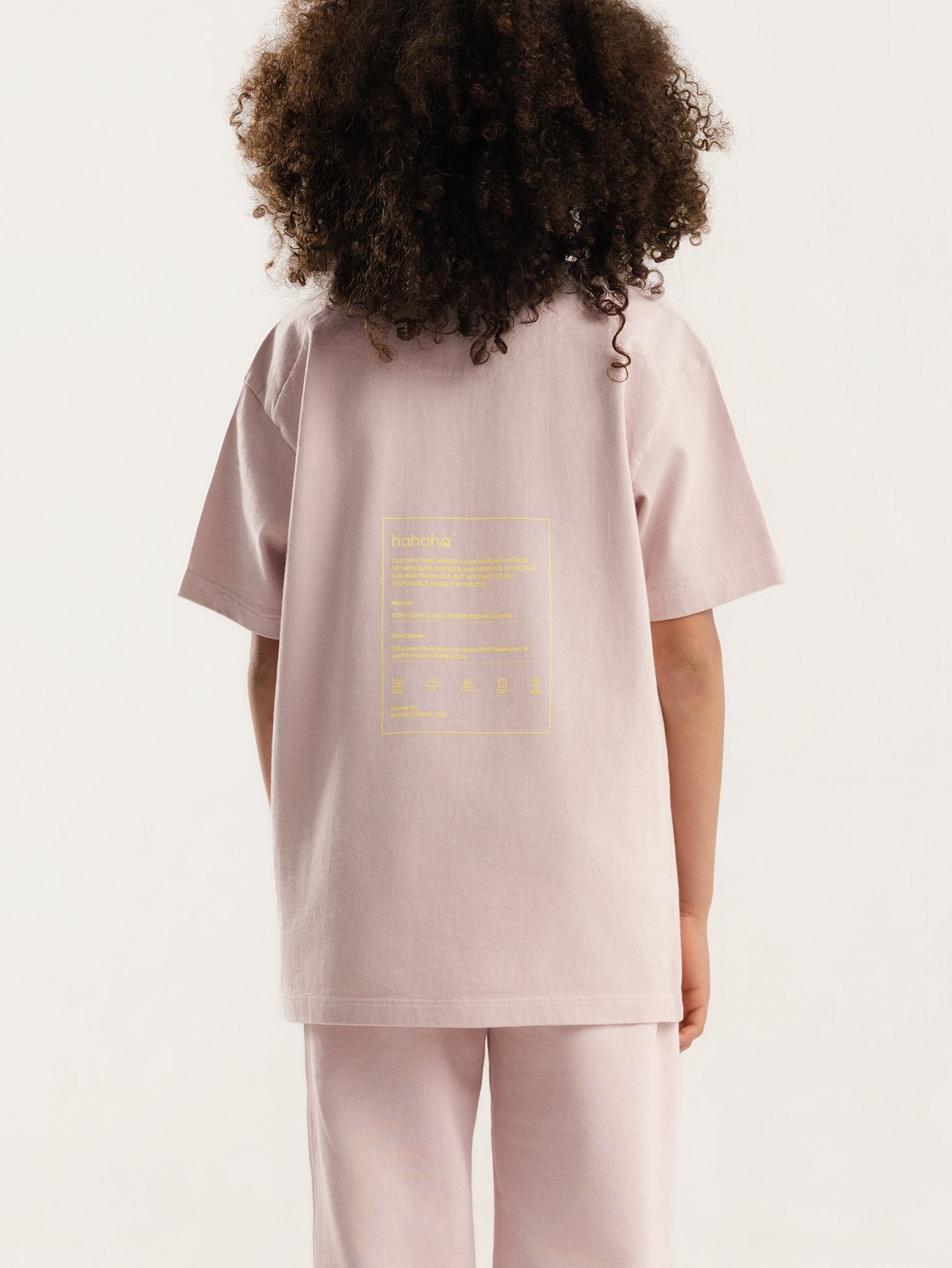 Dirty Pink Organic Cotton Kids Tee - Essential