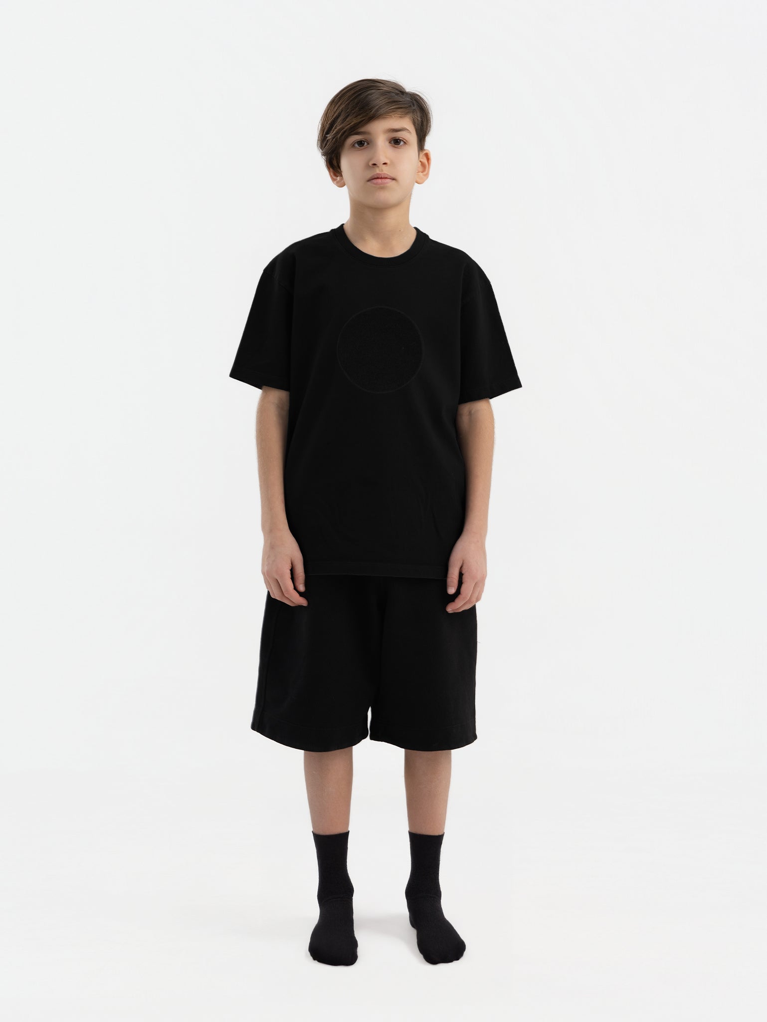 Black Organic Cotton Kids Tee - Customizable