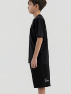 Black Organic Cotton Kids Tee - Customizable