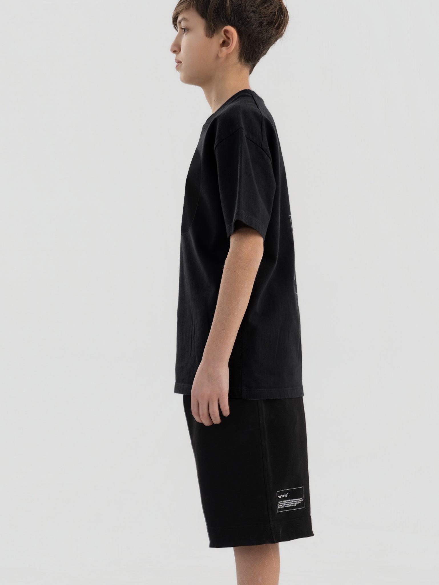 Black Organic Cotton Kids Tee - Customizable