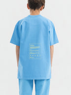 Blue Organic Cotton Kids Tee - Customizable
