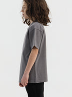 Stone Grey Organic Cotton Kids Tee - Customizable
