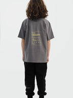 Stone Grey Organic Cotton Kids Tee - Essential