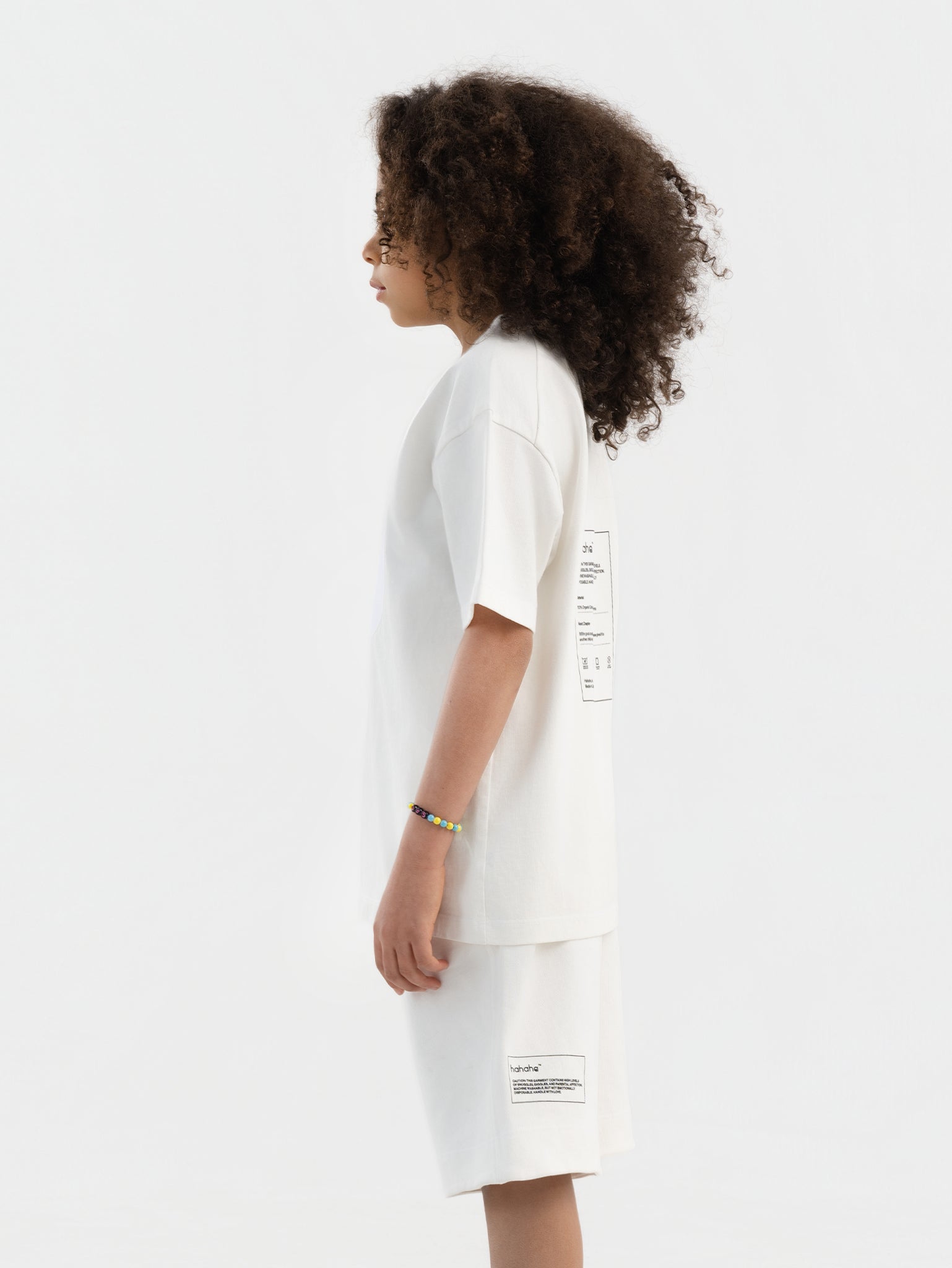 Off-White Organic Cotton Kids Tee - Customizable