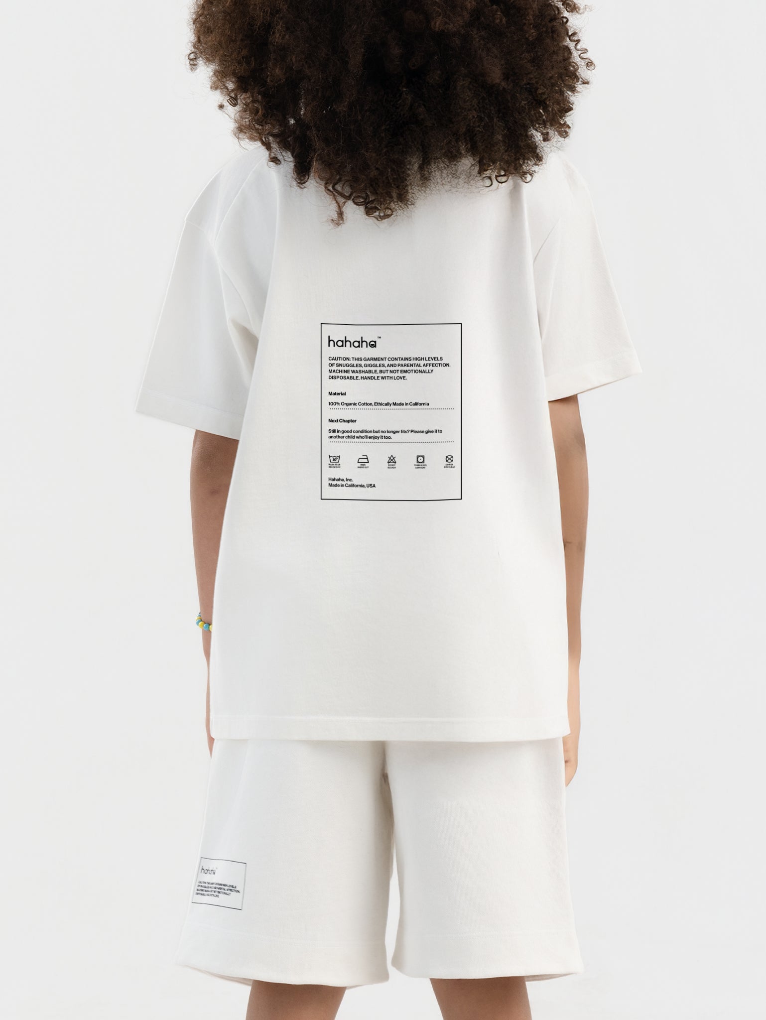 Off-White Organic Cotton Kids Tee - Customizable